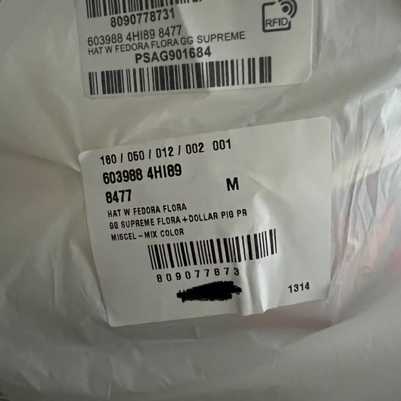 Gucci Multicoloured Flora Print Bucket Hat size M - Picture 11 of 11